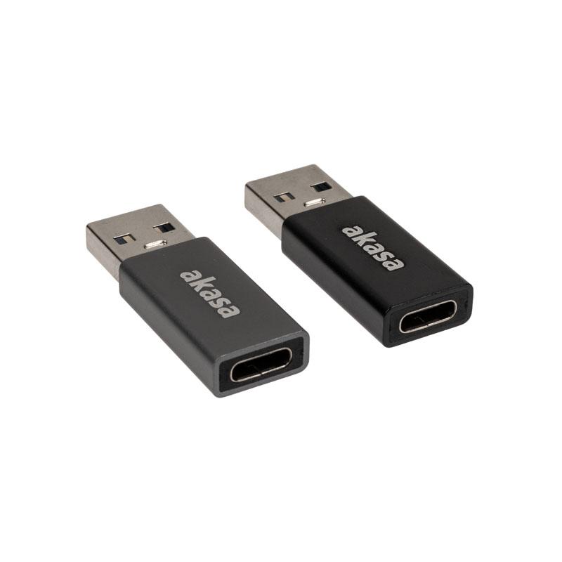 „Akasa“ A tipo į C tipo USB adapteriai – 2 vnt.