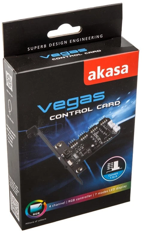 Akasa Vegas RGB valdiklis