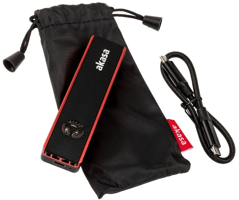 Akasa Vegas SSD Mate, M.2 SATA / NVMe SSD į USB3.2 Gen2
