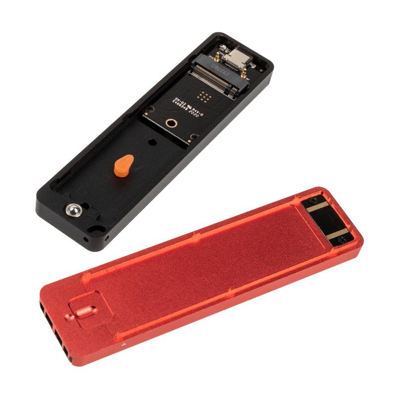 Akasa Vegas SSD Mate, M.2 SATA / NVMe SSD į USB3.2 Gen2