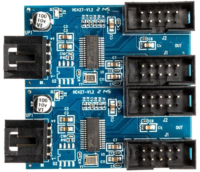 „Akasa“ vidinė USB 2.0 šakotuvo plokštė, įskaitant 30 cm USB laidą