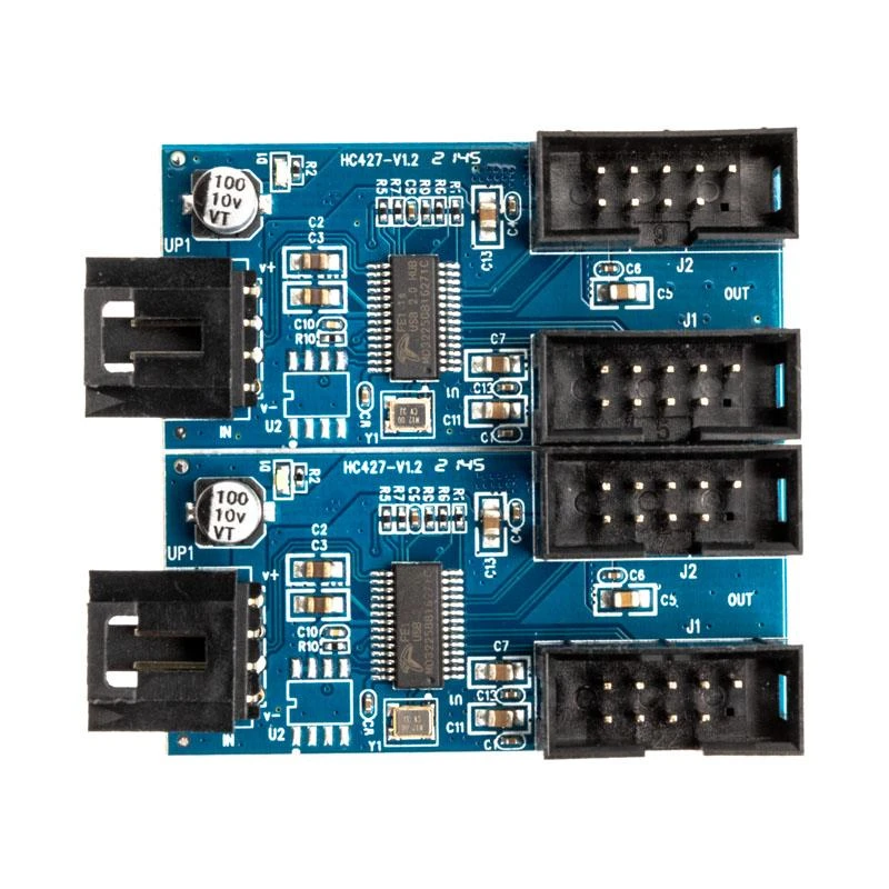 „Akasa“ vidinė USB 2.0 šakotuvo plokštė, įskaitant 30 cm USB laidą