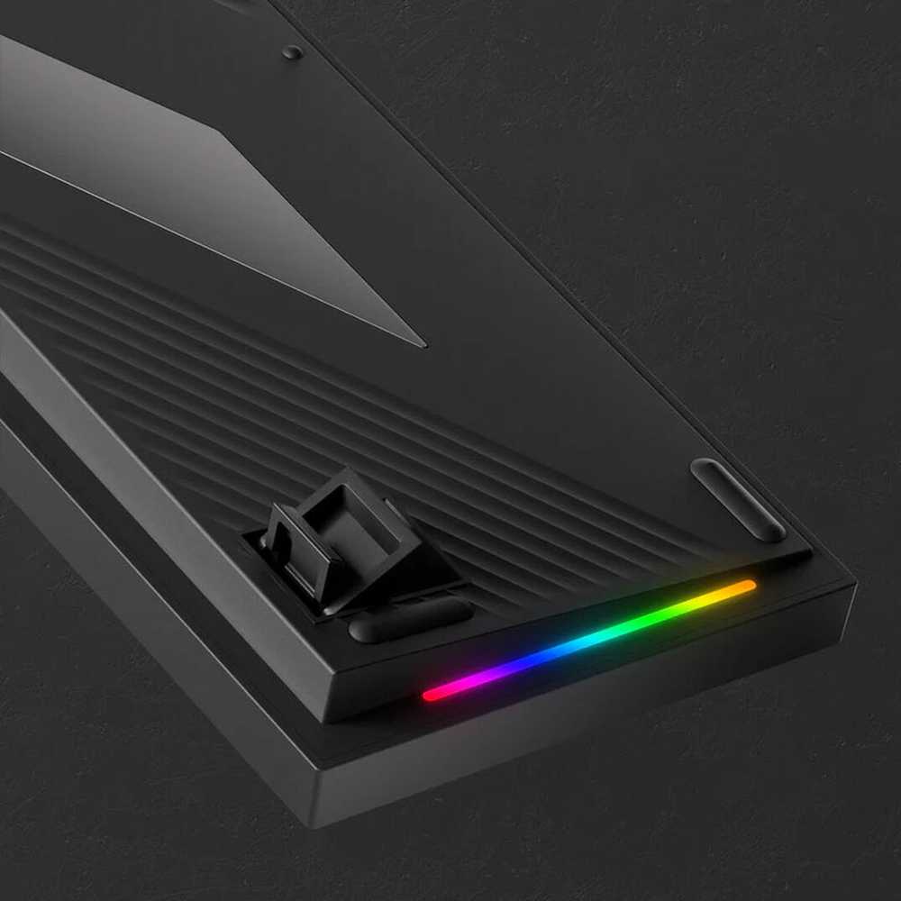 Klaviatūra žaidimams Akko 5098B Plus Juodas and Gold su wyświetlaczem - V3 Piano Pro