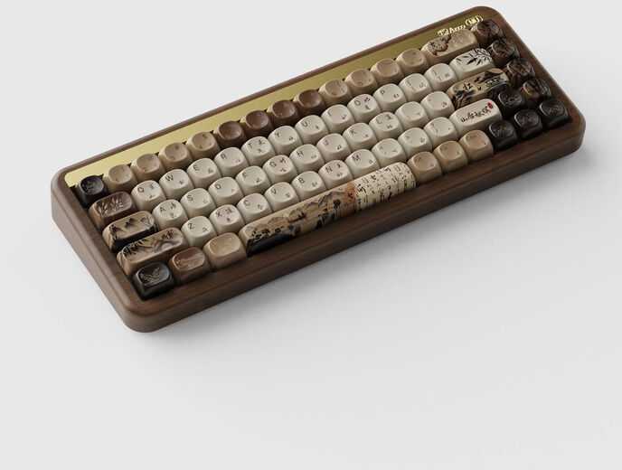 AKKO MU01 Mountain Seclusion Klaviatūra žaidimams, RGB, 65% – Rosewood Switches, ANSI