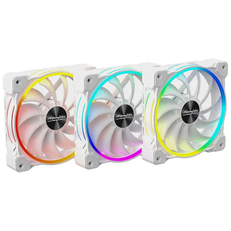 Alpenföhn 120mm balti RGB ventiliatoriai rinkinys