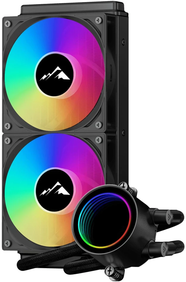 Alpenföhn AlpineFlow 240 AiO Vanduo Cooling, ARGB - juodas, 240 mm