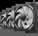 Alpenföhn WingBoost 4 PWM Fan, RGB – 3-Pack, 120mm, juodas