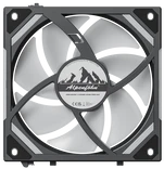 Alpenföhn WingBoost 4 PWM Fan, RGB – 120mm, juodas
