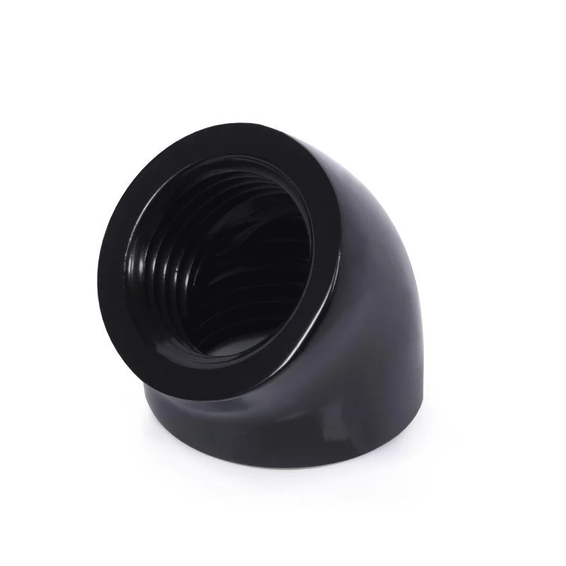 Alphacool 45 laipsnių kampinis adapteris, juodas