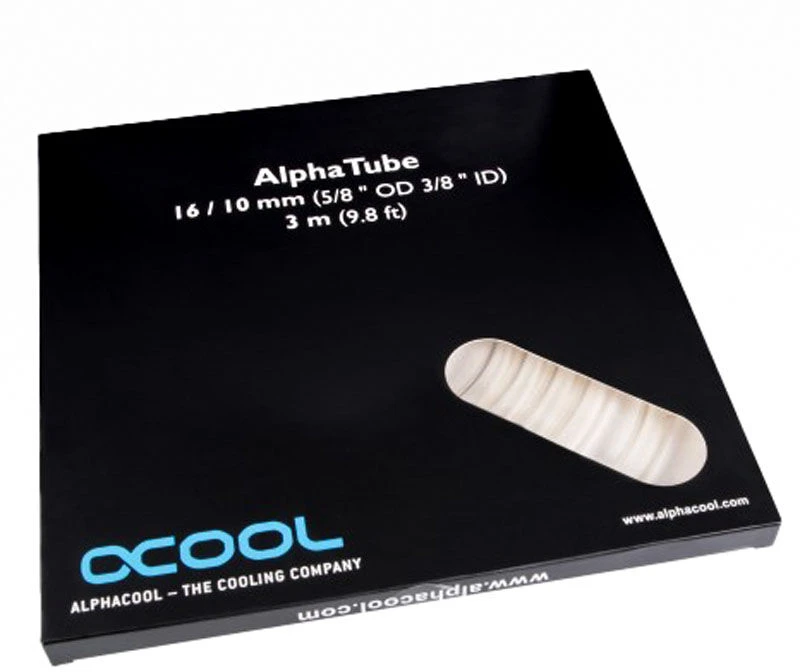 „Alphacool AlphaTube Schlauch HF 16/10mm“ itin skaidrus 3 m