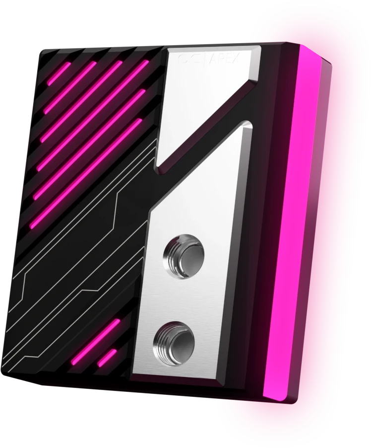 Alphacool Apex 1 CPU cooler, AM5 socket, ARGB – juodas