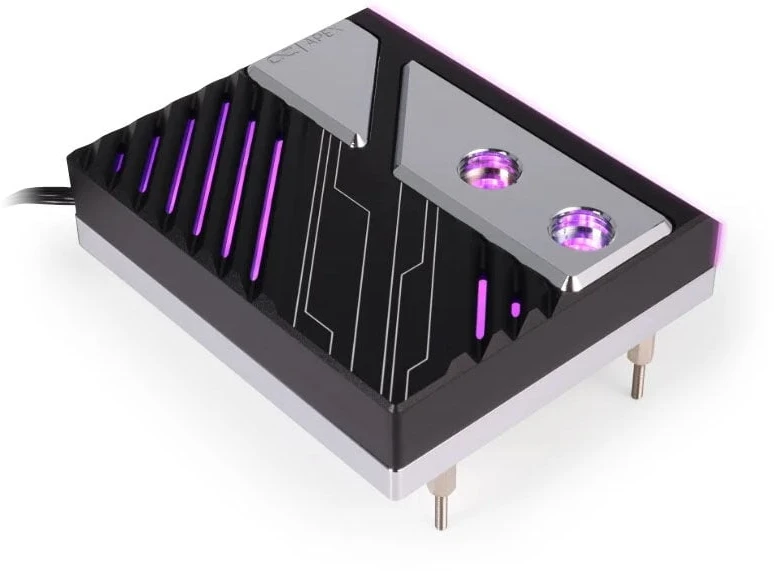 Alphacool Apex 1 CPU cooler, AM5 socket, ARGB – juodas