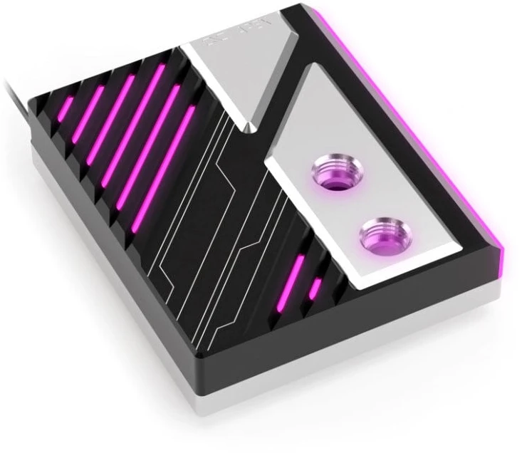 Alphacool Apex 1 CPU cooler, AM5 socket, ARGB – juodas