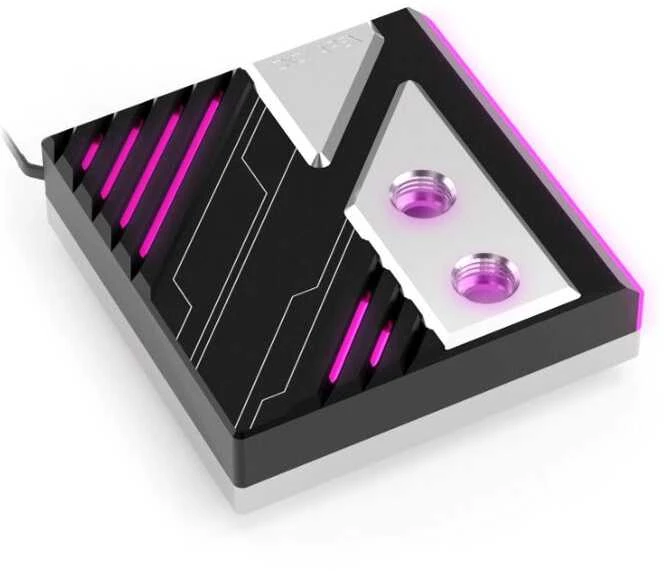 Alphacool Apex 1 aušinimo blokas su RGB apšvietimu