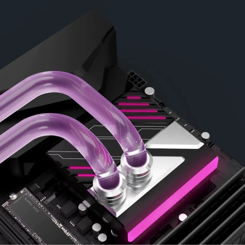 Alphacool Apex 1 CPU cooler, LGA 1700/1851 socket, ARGB – juodas