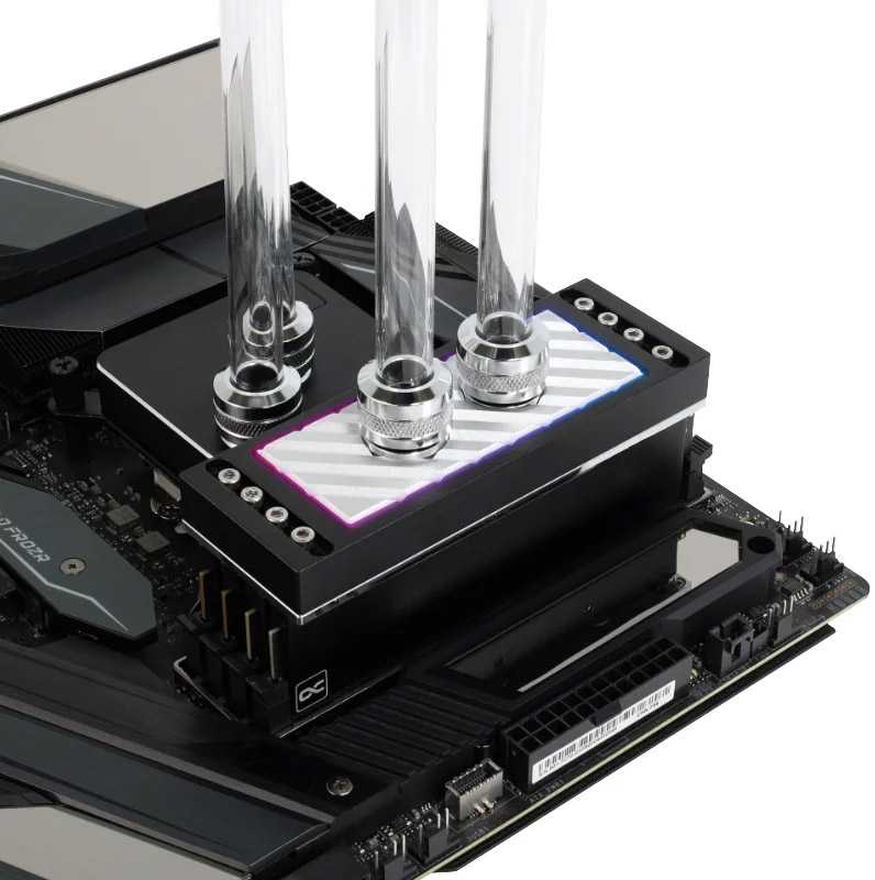 Alphacool Apex RAM X4 Vanduo Cooler - sidabrinė