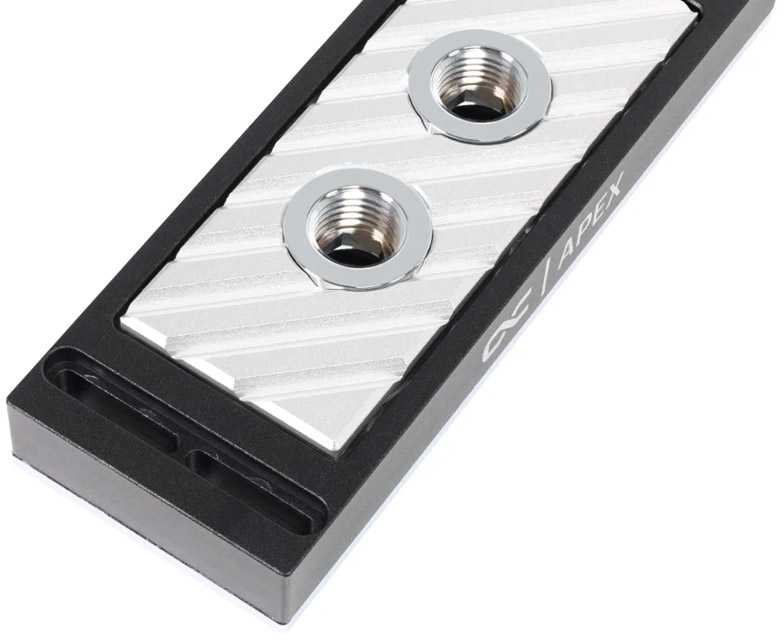 Alphacool Apex RAM X4 Vanduo Cooler - sidabrinė
