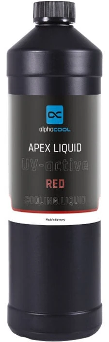 Alphacool Apex Liquid, UV-active, Raudona – 1l