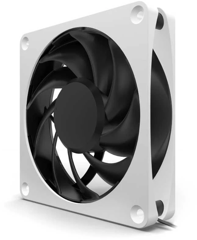 Alphacool Apex Stealth 120mm baltas ventiliatorius kampu