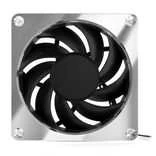„Alphacool Apex Stealth“ metalinis ventiliatorius, 120 mm, chromuotas