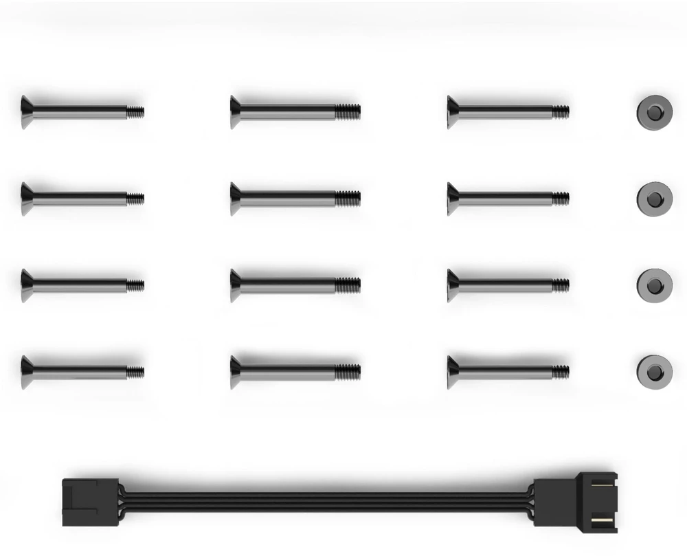 „Alphacool Apex Stealth“ metalinis ventiliatorius 120 mm, baltas