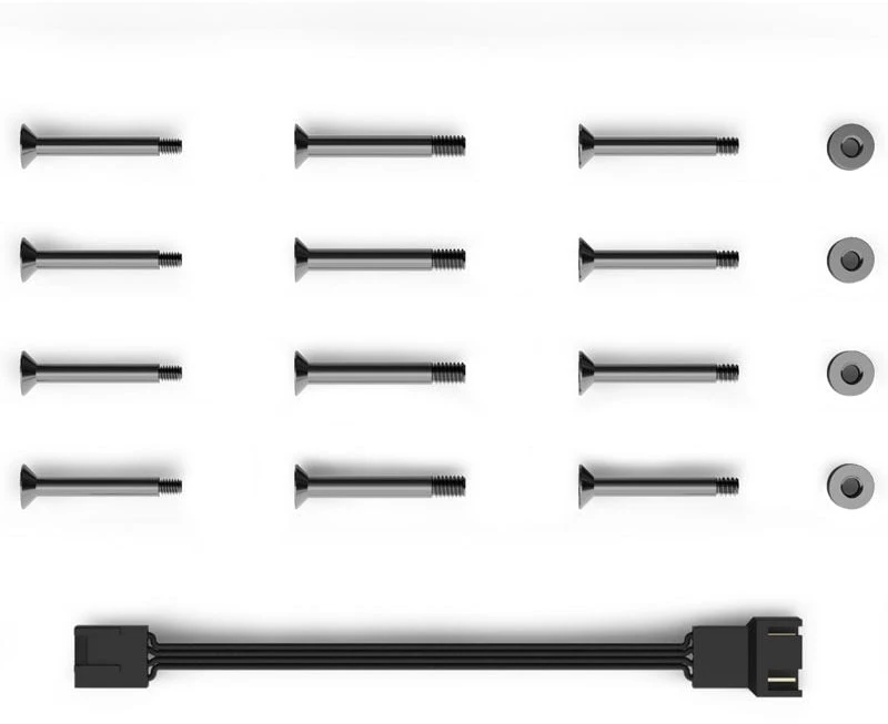 Alphacool Apex Stealth Metall Power korpuso ventiliatorius 120 mm, 3.000 U/min – auksinis