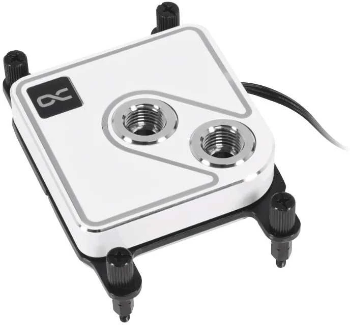 Alphacool Core 1 CPU blokas su chromuotomis jungtimis