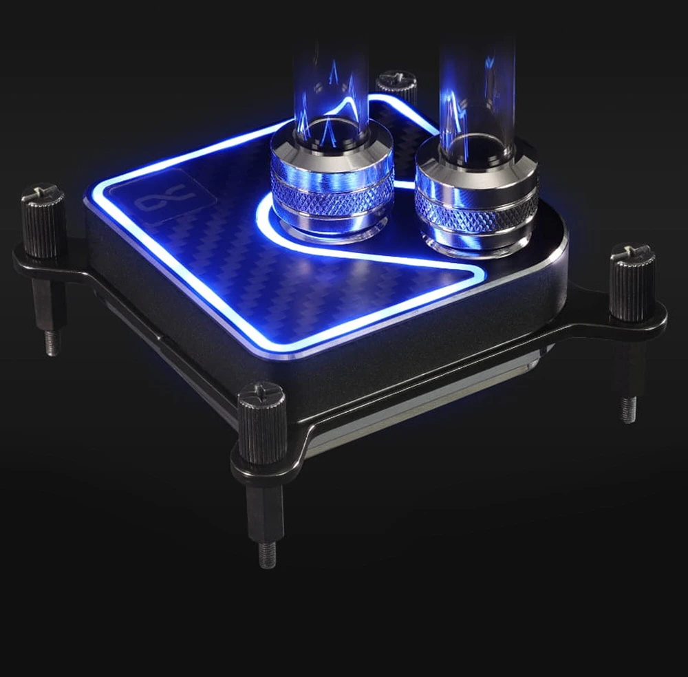„Alphacool Core 1 Aurora“ procesoriaus aušintuvas – A-RGB, anglies pluošto