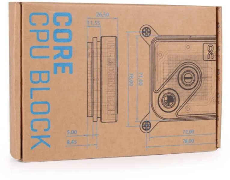 Alphacool Core 1 Aurora CPU Cooler, ARGB – baltas