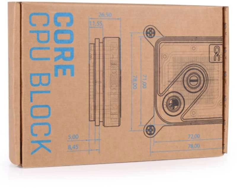 „Alphacool Core 1“ procesoriaus aušintuvas – Sidabrinis