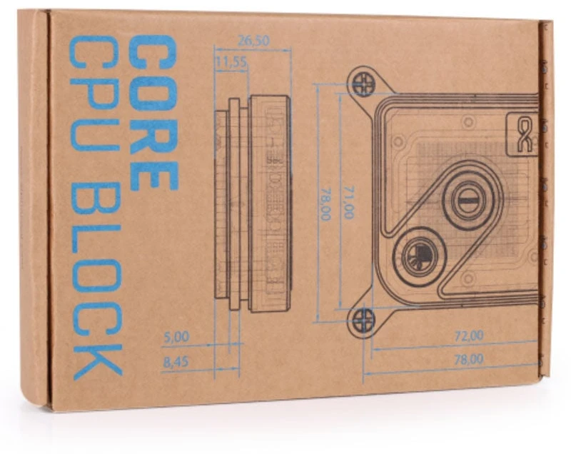 ALH Alphacool 13445 Kompiuterio aušinimo sistemos dalis arba priedas Vandens blokas