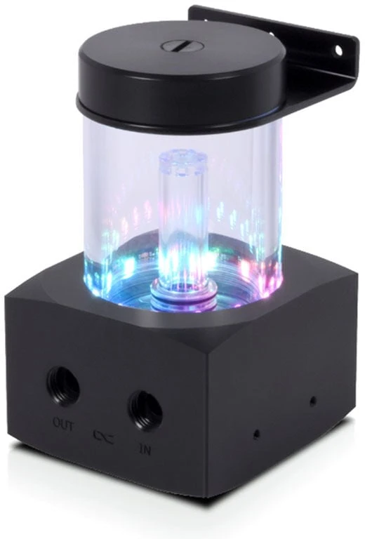 Alphacool „Core 100 Aurora ARGB“ rezervuaras su VPP pompa, akrilas, juodas