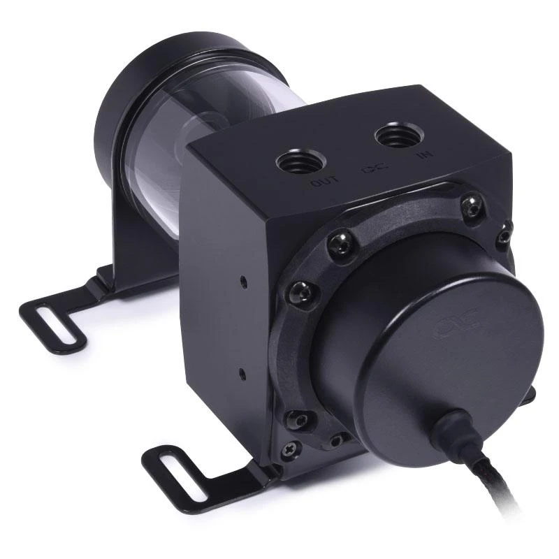 Alphacool Core 100 Aurora juodas rezervuaras su VPP pompa