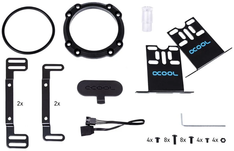 Alphacool Zbiornik Core 100 Aurora D5/VPP Acetal/Akryl