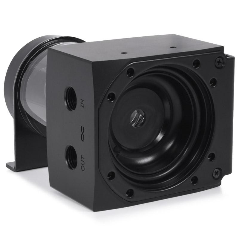 Alphacool Core 100 Aurora ARGB rezervuaras, akrilas - juodas
