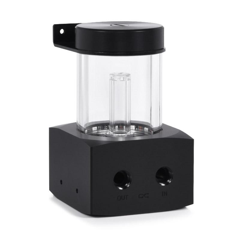 Alphacool Core 100 Aurora ARGB rezervuaras, akrilas - juodas