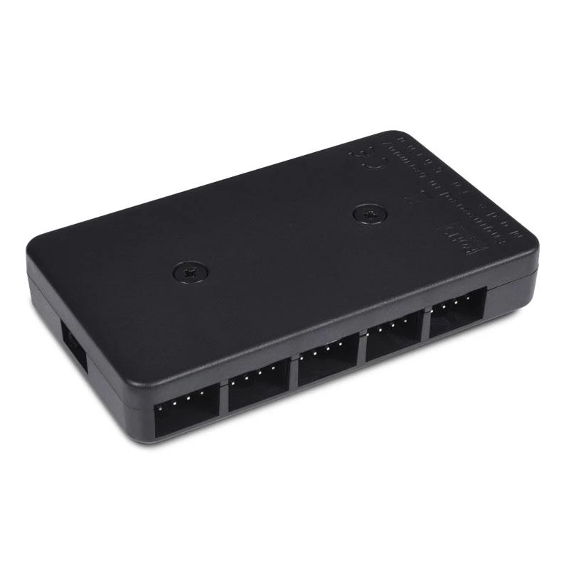 Šakotuvas Alphacool Core 10x 4-Pin PWM Splitter – juodas