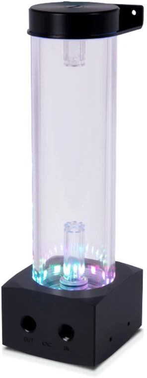 Alphacool Core 200 Aurora ARGB rezervuaras su VPP siurbliu, akrilinis – Juodas