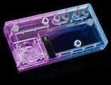 Alphacool Core Distro plokštė su RGB spalvų perėjimu