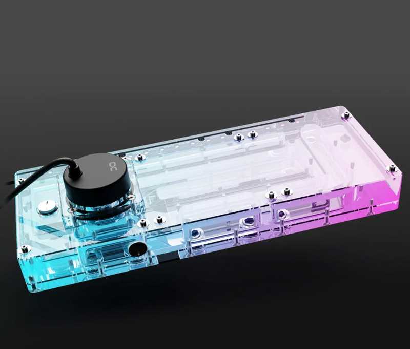 „Alphacool Core Distro Plate O11 Dynamic Evo/XL“ su „Apex VPP“ pompa