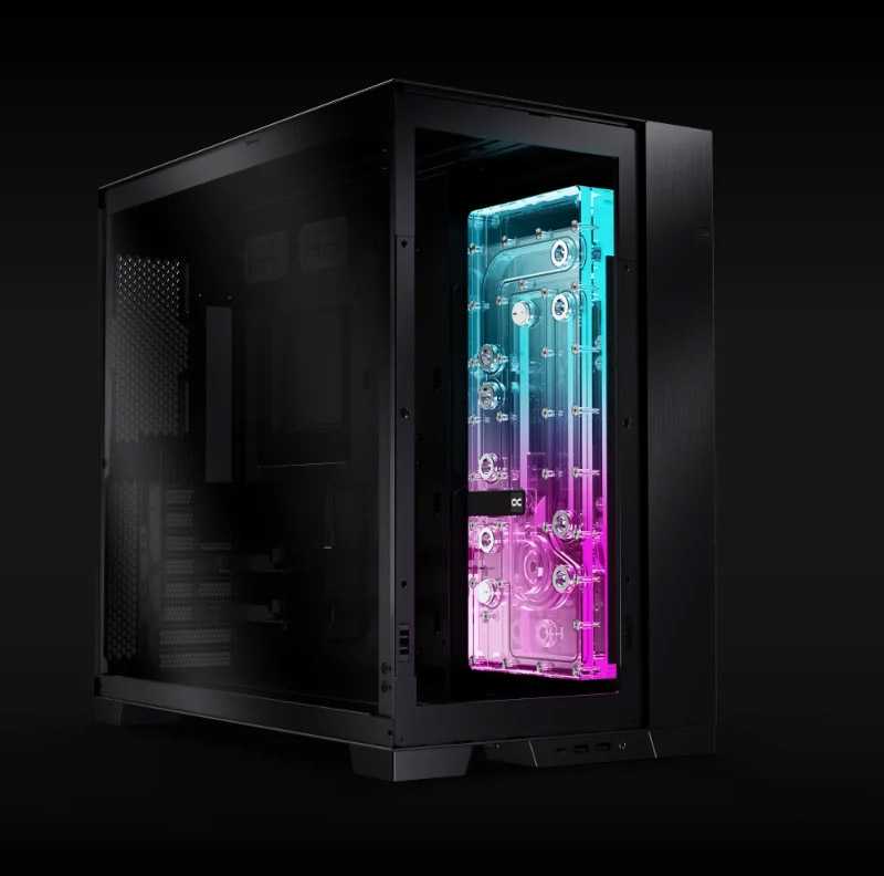 „Alphacool Core Distro Plate O11 Dynamic Evo/XL“ su „Apex VPP“ pompa