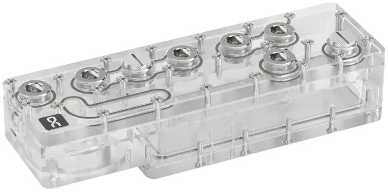 „Alphacool Core Distroplate 240 XS D5/DDC“, ARGB, akrilas