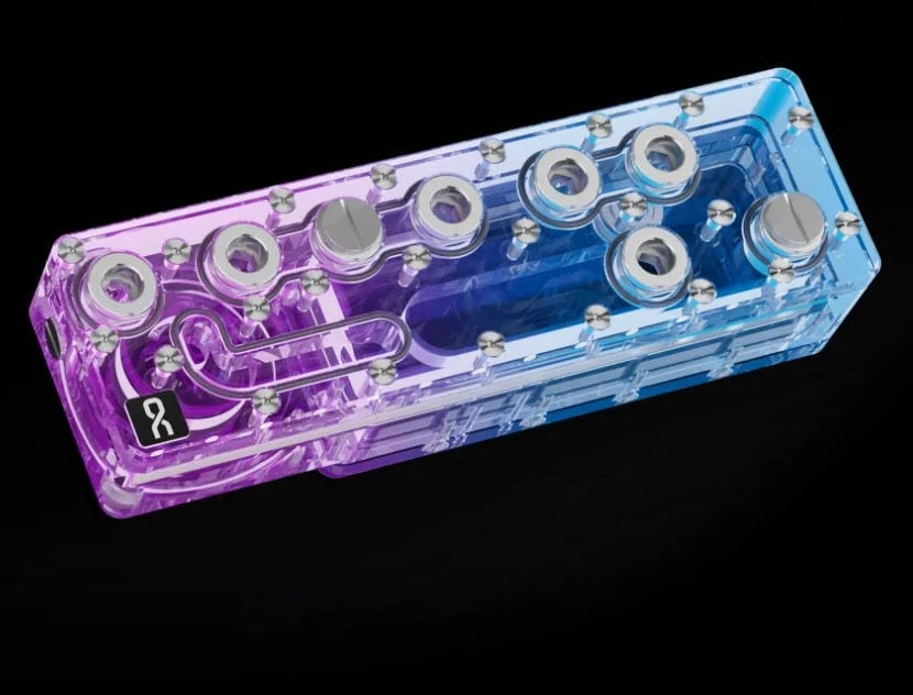 „Alphacool Core Distroplate 240 XS D5/DDC“, ARGB, akrilas