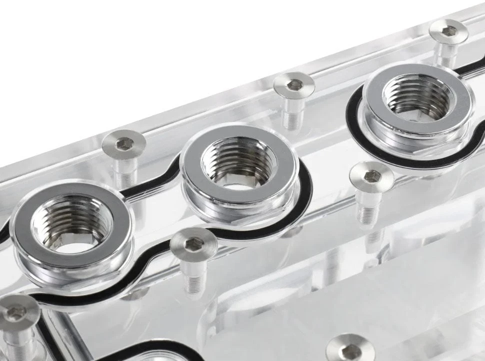 „Alphacool Core Distroplate 240 XS D5/DDC“, ARGB, akrilas