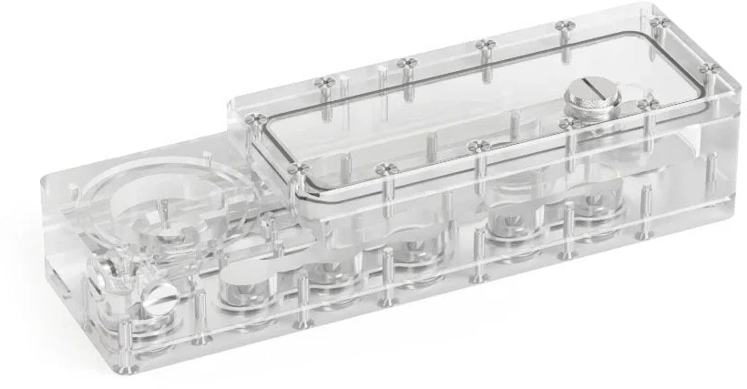 „Alphacool Core Distroplate 240 XS D5/DDC“, ARGB, akrilas