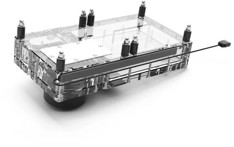 „Alphacool“ „Alphacool Core Flat Reservoir 240“ su VPP pompa – dešinysis