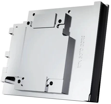 „Alphacool Core GeForce RTX 5070 Vanduo“ blokas, „Reference Design“, galinė plokštė - akrilas, juodas