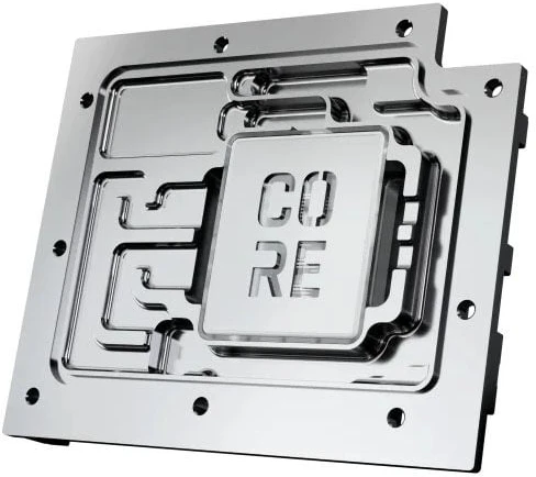 „Alphacool Core GeForce RTX 5070 Vanduo“ blokas, „Reference Design“, galinė plokštė - akrilas, juodas