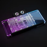 „Alphacool Core GeForce RTX 5080/5070 Ti Solid Core GPU Vanduo“ aušintuvas, ARGB, su galine plokšte · akrilas