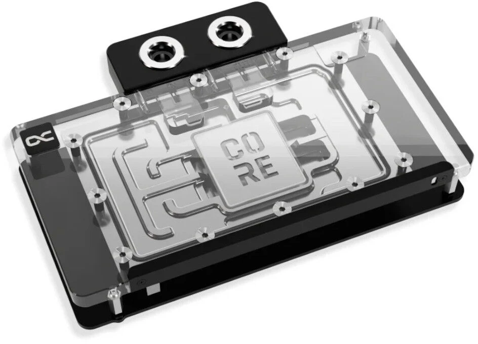 „Alphacool Core GeForce RTX 5080/5070Ti GamingPro GPU Vanduo Block“, ARGB, su galine plokšte · akrilas